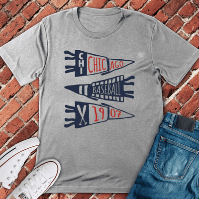 Chicago Pennant Legacy T-Shirt Gift For Chicago Lovers - Unisex Graphic Tee