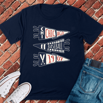 Chicago Pennant Legacy T-Shirt Gift For Chicago Lovers - Unisex Graphic Tee