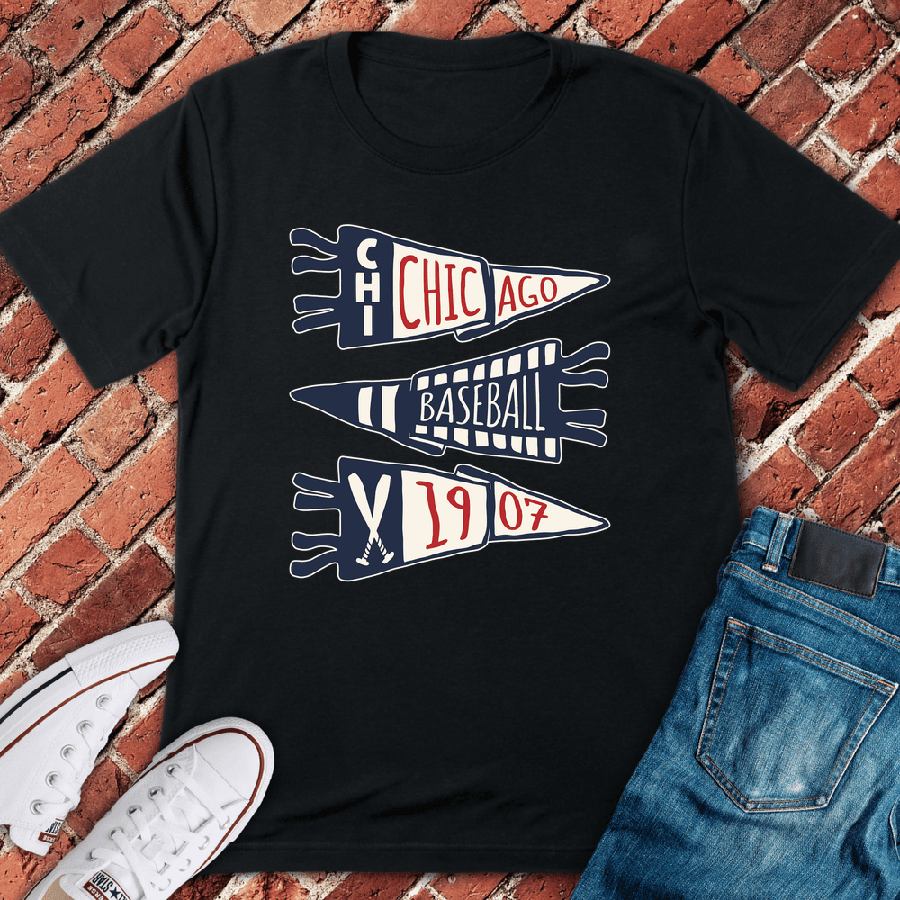 Chicago Pennant Legacy T-Shirt Gift For Chicago Lovers - Unisex Graphic Tee