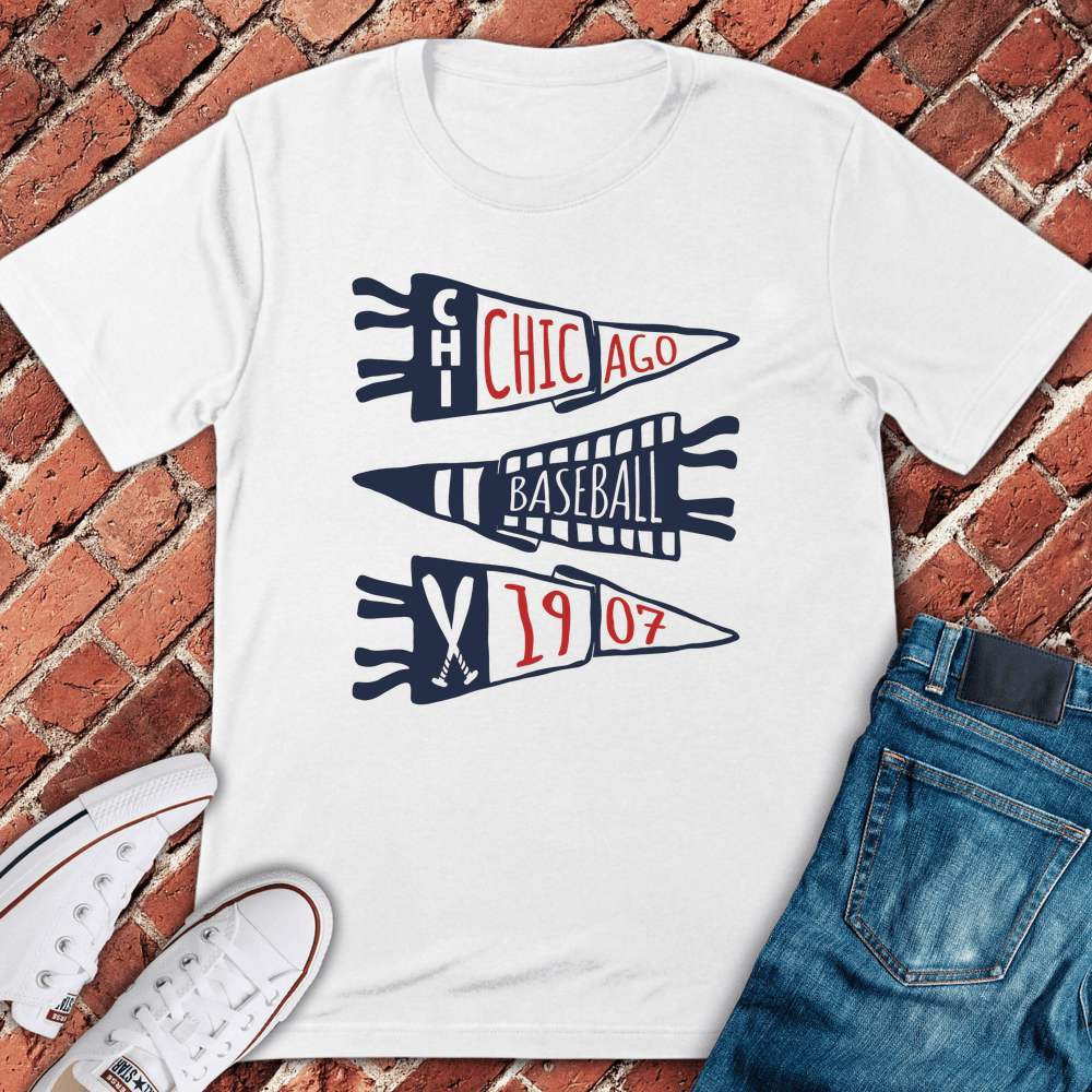 Chicago Pennant Legacy T-Shirt Gift For Chicago Lovers - Unisex Graphic Tee