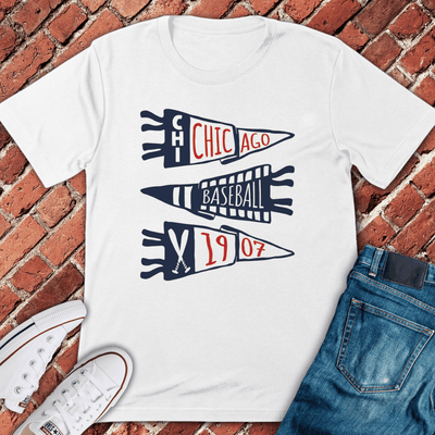 Chicago Pennant Legacy T-Shirt Gift For Chicago Lovers - Unisex Graphic Tee