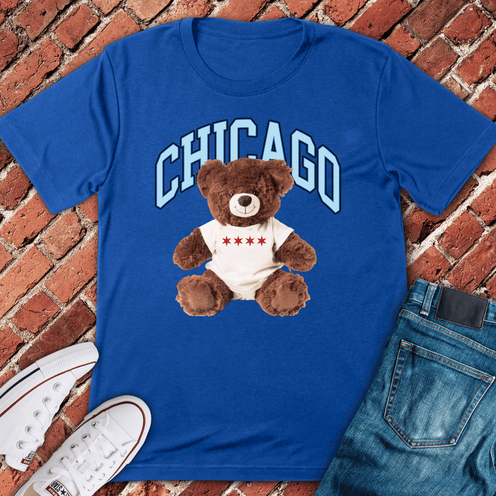 Chicago Teddy Pride T-Shirt Gift For Chicago Lovers - Unisex Graphic Tee