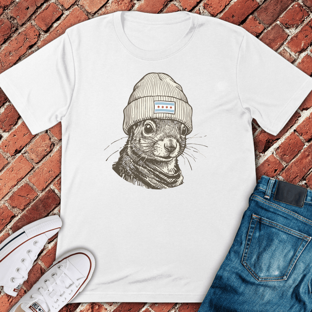 Chicago Squirrel T-Shirt Gift For Chicago Lovers - Unisex Graphic Tee