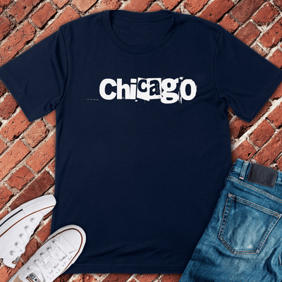 Chicago Typewriter T-Shirt Gift For Chicago Lovers - Unisex Graphic Tee