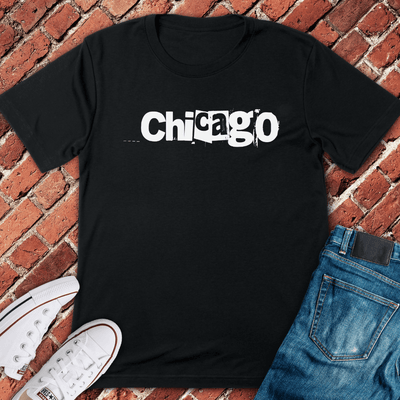 Chicago Typewriter T-Shirt Gift For Chicago Lovers - Unisex Graphic Tee