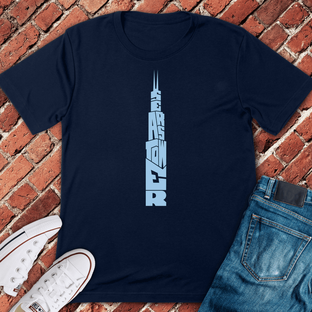 Chicago Tower T-Shirt Gift For Chicago Lovers - Unisex Graphic Tee