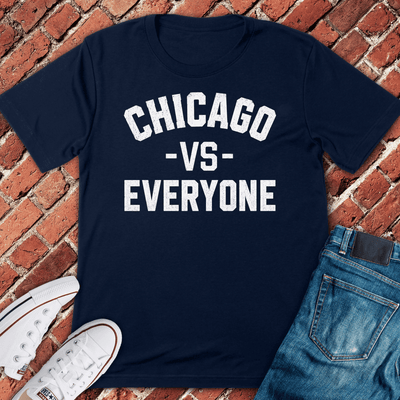 CHI VS Everyone T-Shirt Gift For Chicago Lovers - Unisex Graphic Tee