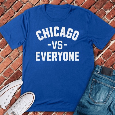 CHI VS Everyone T-Shirt Gift For Chicago Lovers - Unisex Graphic Tee