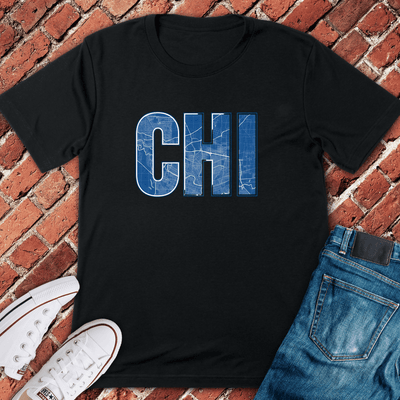 Big Bold CHI T-Shirt Gift For Chicago Lovers - Unisex Graphic Tee