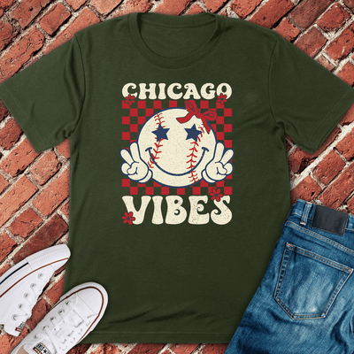 Chicago Vibes T-Shirt Gift For Chicago Lovers - Unisex Graphic Tee
