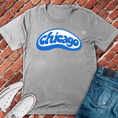 Chicago Script Badge T-Shirt Gift For Chicago Lovers - Unisex Graphic Tee