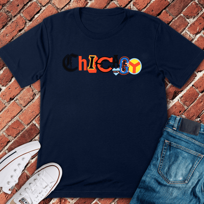 Colorful Chicago T-Shirt Gift For Chicago Lovers - Unisex Graphic Tee