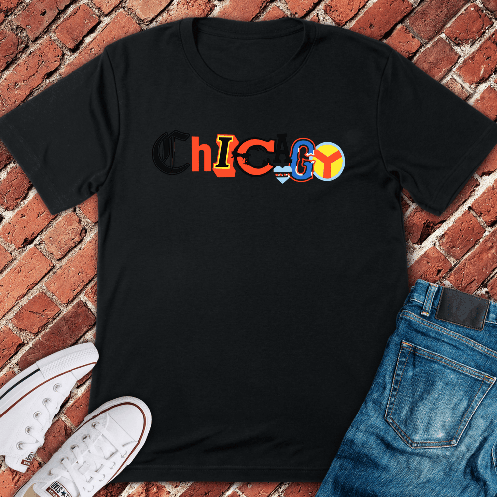 Colorful Chicago T-Shirt Gift For Chicago Lovers - Unisex Graphic Tee