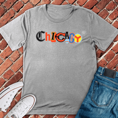 Colorful Chicago T-Shirt Gift For Chicago Lovers - Unisex Graphic Tee