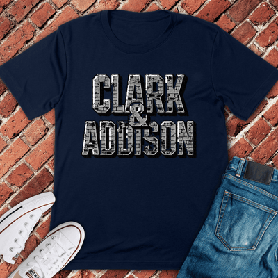 Clark & Addison Brick T-Shirt Gift For Chicago Lovers - Unisex Graphic Tee