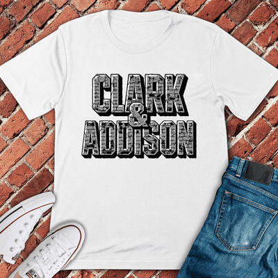 Clark & Addison Brick T-Shirt Gift For Chicago Lovers - Unisex Graphic Tee