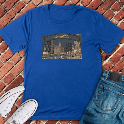 Chicago Riverwalk T-Shirt Gift For Chicago Lovers - Unisex Graphic Tee