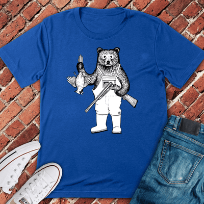 Camp Bear T-Shirt Gift For Chicago Lovers - Unisex Graphic Tee