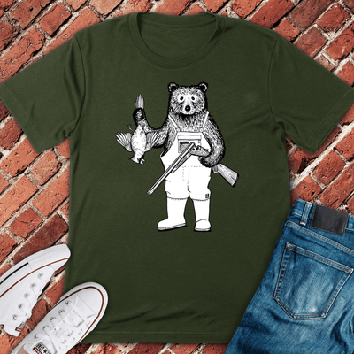 Camp Bear T-Shirt Gift For Chicago Lovers - Unisex Graphic Tee