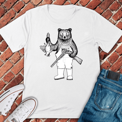 Camp Bear T-Shirt Gift For Chicago Lovers - Unisex Graphic Tee