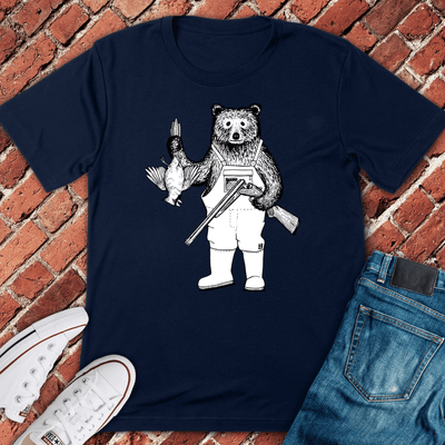 Camp Bear T-Shirt Gift For Chicago Lovers - Unisex Graphic Tee