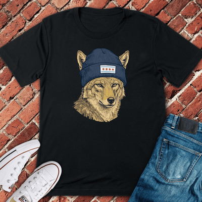 CHI Coyote Knit T-Shirt Gift For Chicago Lovers - Unisex Graphic Tee