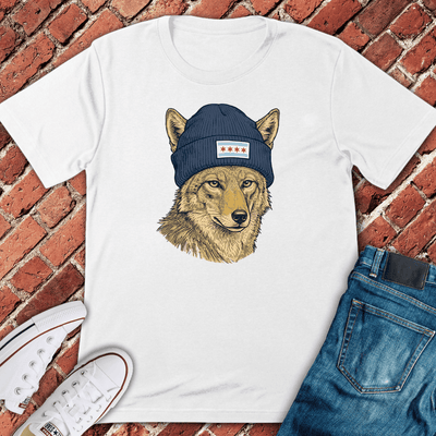 CHI Coyote Knit T-Shirt Gift For Chicago Lovers - Unisex Graphic Tee