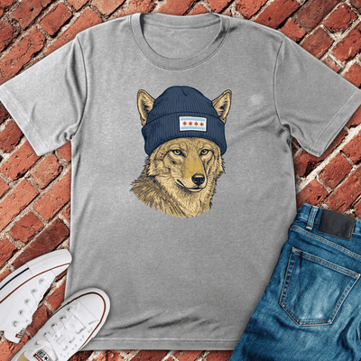 CHI Coyote Knit T-Shirt Gift For Chicago Lovers - Unisex Graphic Tee