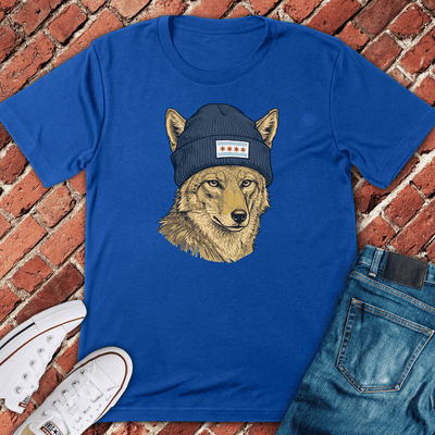 CHI Coyote Knit T-Shirt Gift For Chicago Lovers - Unisex Graphic Tee
