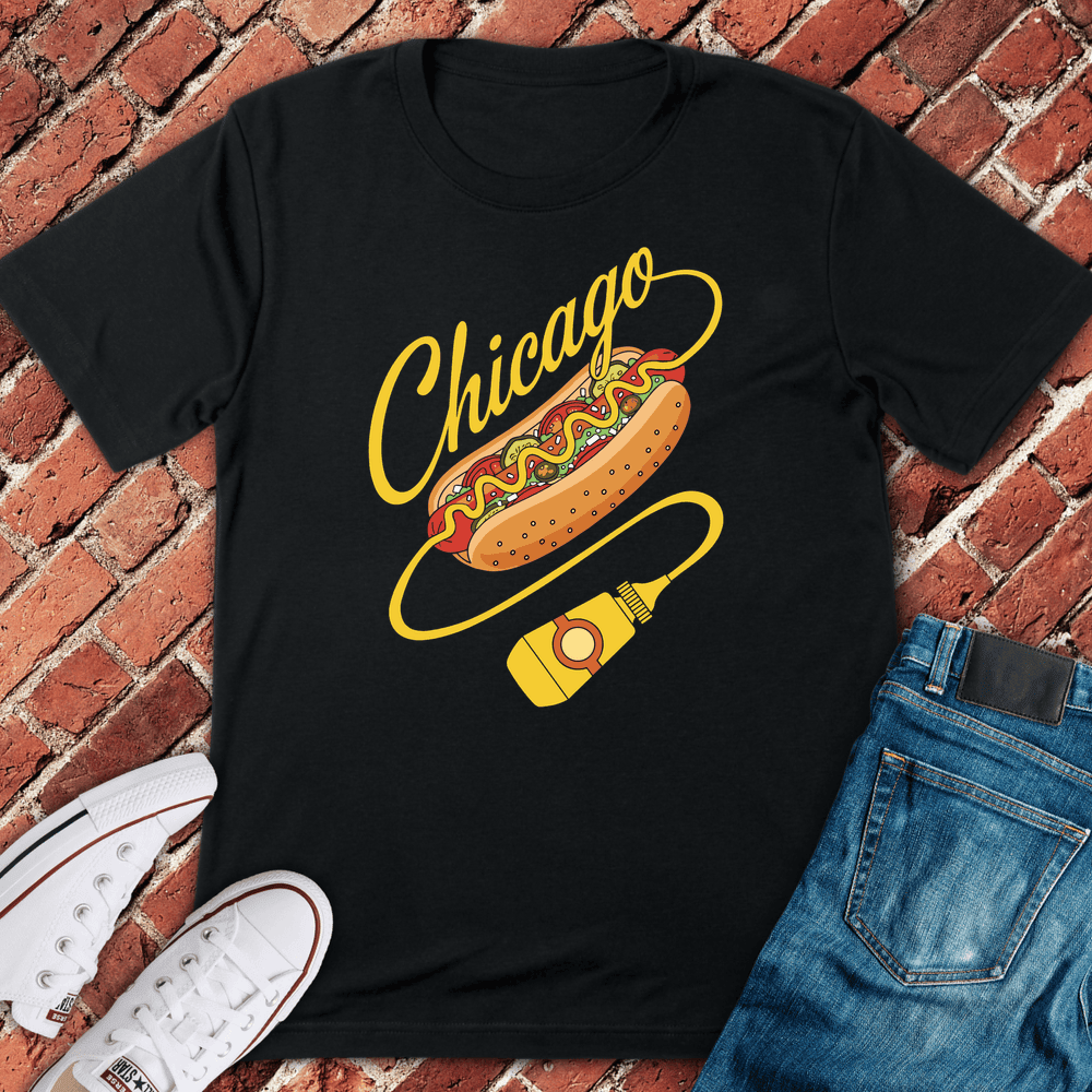 Chicago Dog Drip T-Shirt Gift For Chicago Lovers - Unisex Graphic Tee