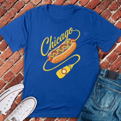 Chicago Dog Drip T-Shirt Gift For Chicago Lovers - Unisex Graphic Tee