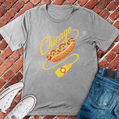 Chicago Dog Drip T-Shirt Gift For Chicago Lovers - Unisex Graphic Tee