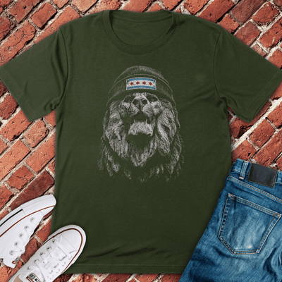 CHI Lion T-Shirt Gift For Chicago Lovers - Unisex Graphic Tee