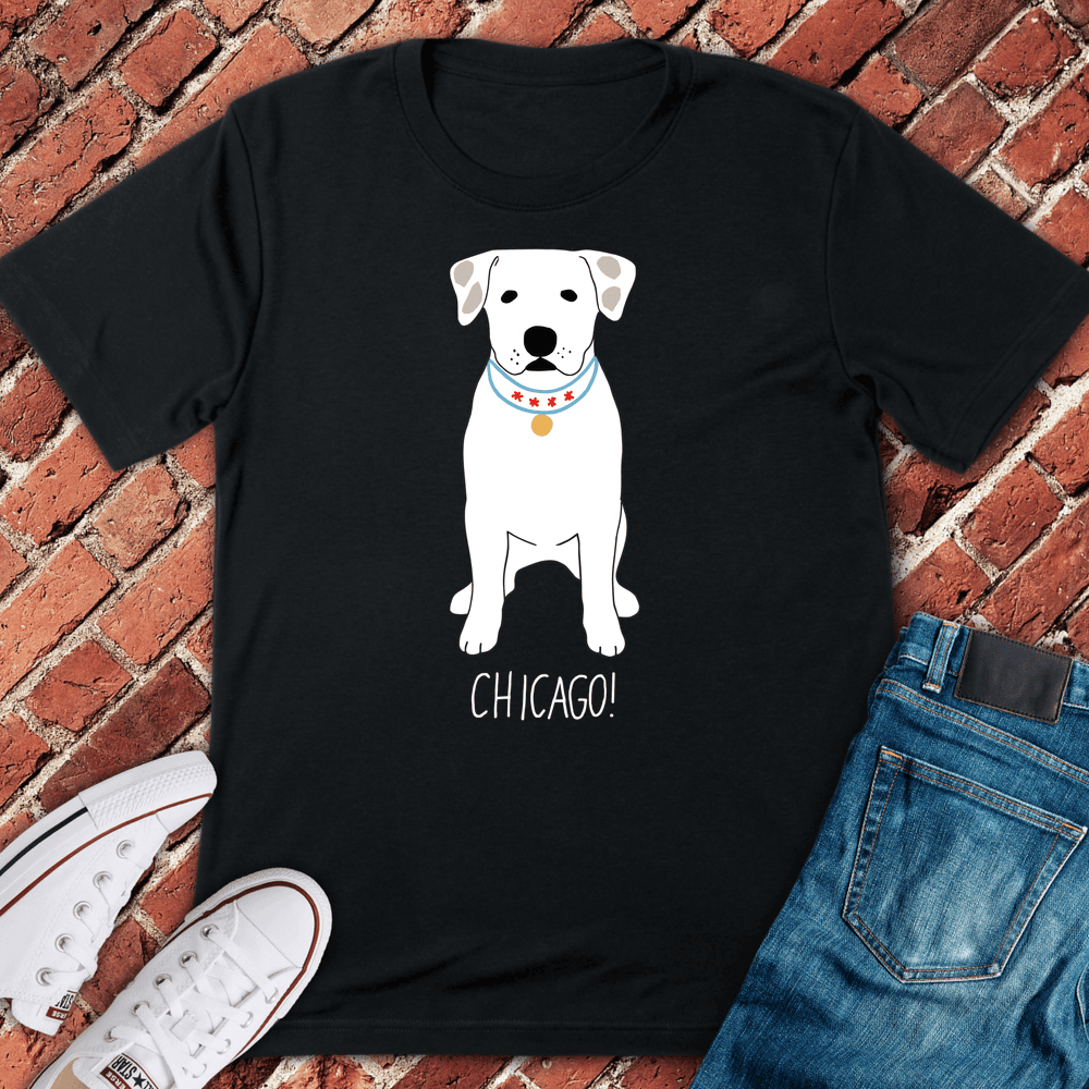 CHI Pup Pride T-Shirt Gift For Chicago Lovers - Unisex Graphic Tee