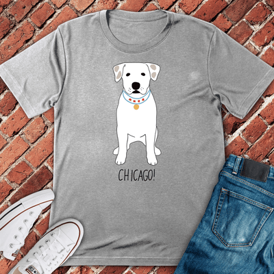 CHI Pup Pride T-Shirt Gift For Chicago Lovers - Unisex Graphic Tee