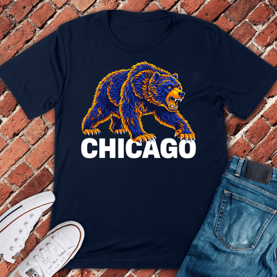 Chicago Grizzly T-Shirt Gift For Chicago Lovers - Unisex Graphic Tee