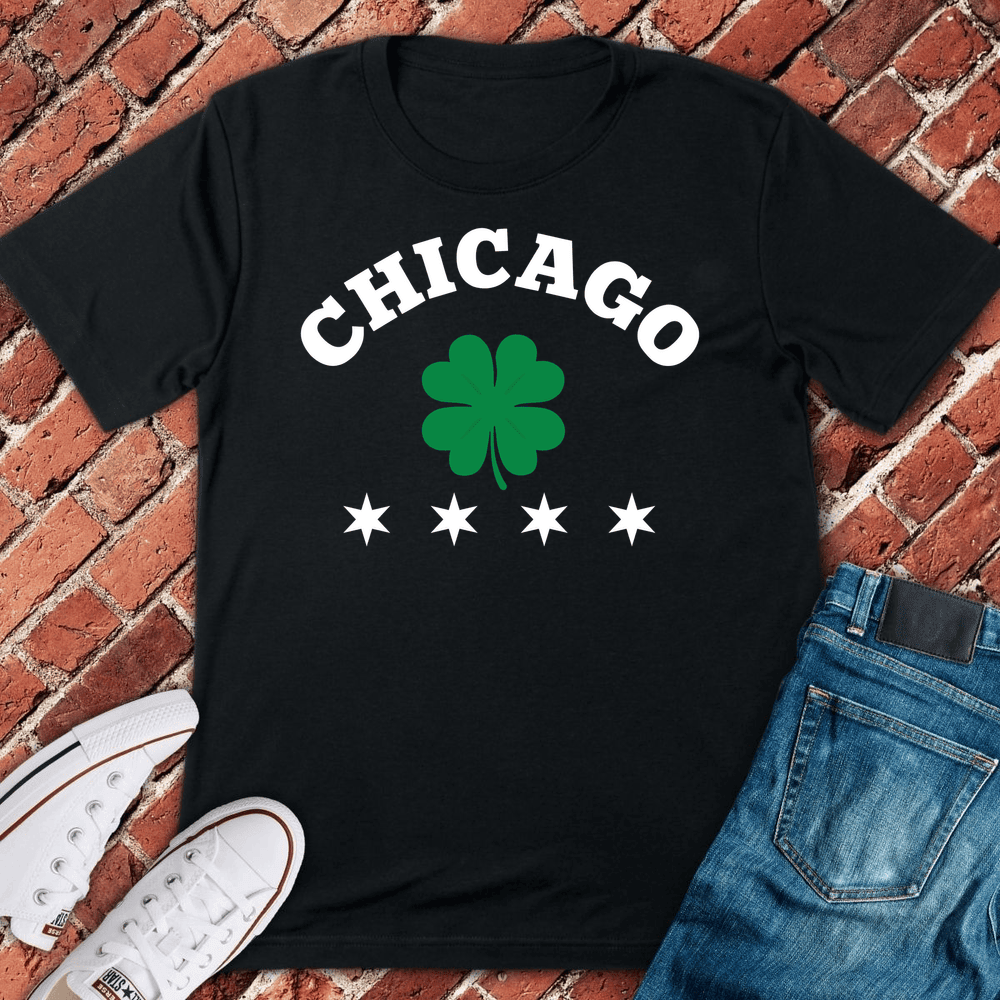 Chicago Clover Pride T-Shirt Gift For Chicago Lovers - Unisex Graphic Tee
