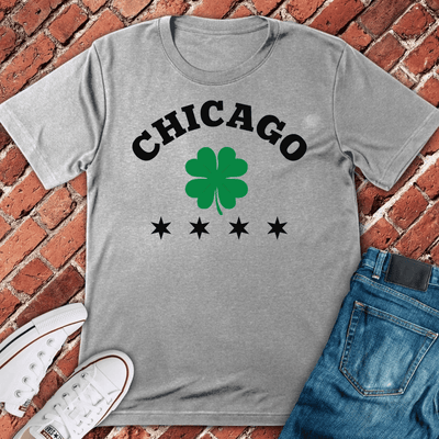 Chicago Clover Pride T-Shirt Gift For Chicago Lovers - Unisex Graphic Tee