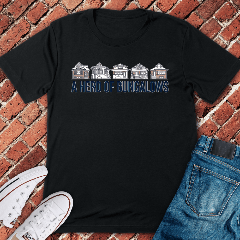 Bungalow Herd T-Shirt Gift For Chicago Lovers - Unisex Graphic Tee