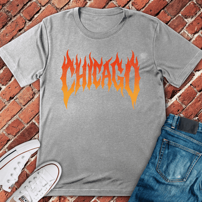 Blazing Chicago T-Shirt Gift For Chicago Lovers - Unisex Graphic Tee