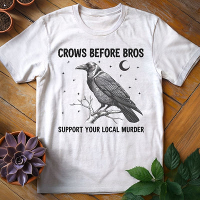 Crows Before Bros T-Shirt Gift For Plant Lover - Unisex Graphic Tee
