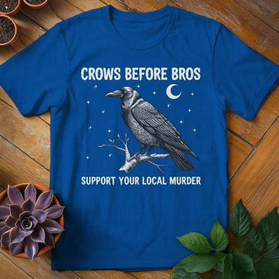 Crows Before Bros T-Shirt Gift For Plant Lover - Unisex Graphic Tee
