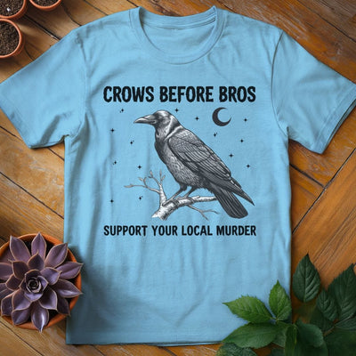 Crows Before Bros T-Shirt Gift For Plant Lover - Unisex Graphic Tee