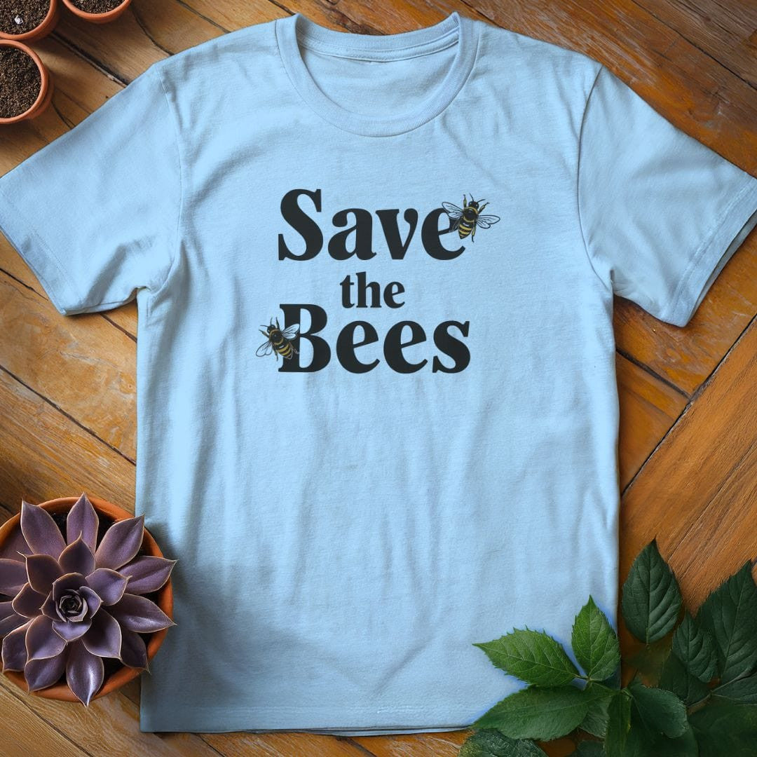 Save the Bees T-Shirt Gift For Plant Lover - Unisex Graphic Tee