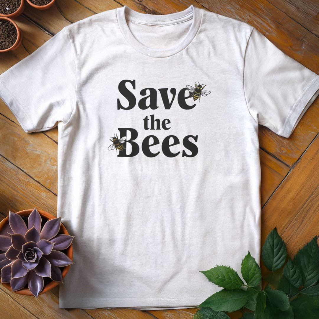 Save the Bees T-Shirt Gift For Plant Lover - Unisex Graphic Tee