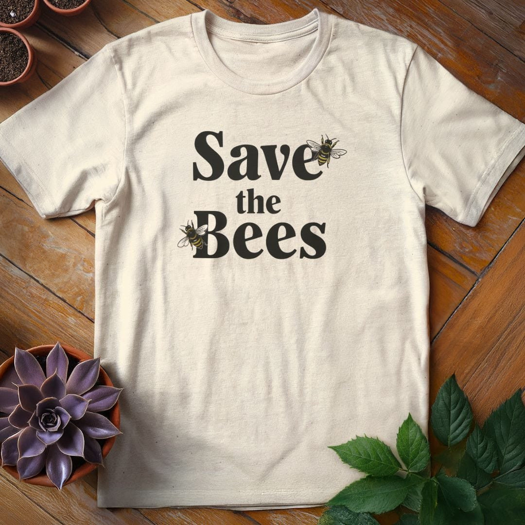 Save the Bees T-Shirt Gift For Plant Lover - Unisex Graphic Tee