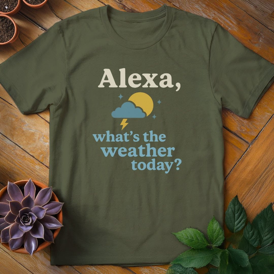 Alexa T-Shirt Gift For Plant Lover ZZIPREV
