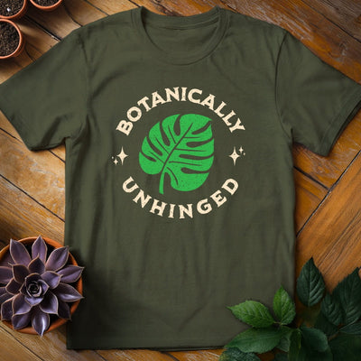 Botanically Unhinged Vintage T-Shirt Gift For Plant Lover