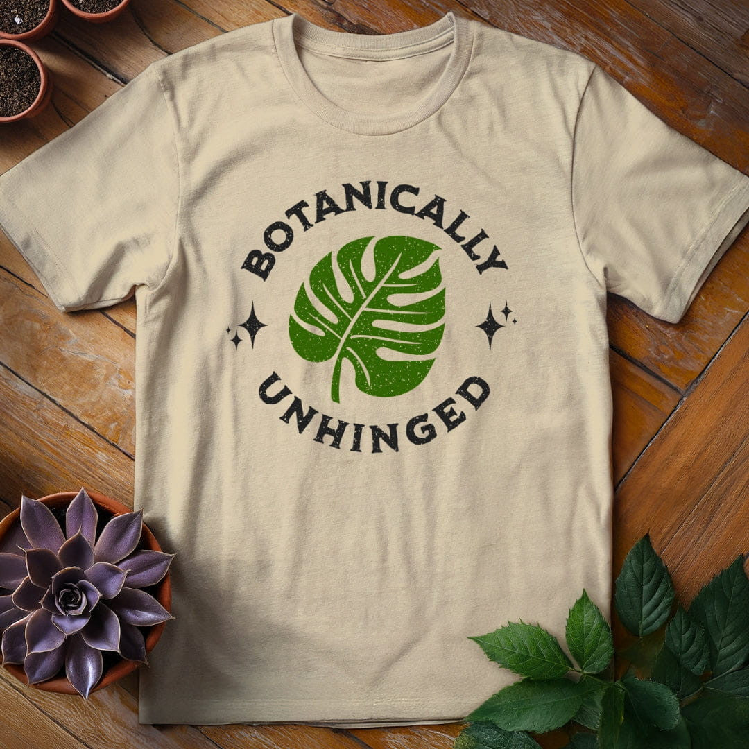 Botanically Unhinged Vintage T-Shirt Gift For Plant Lover
