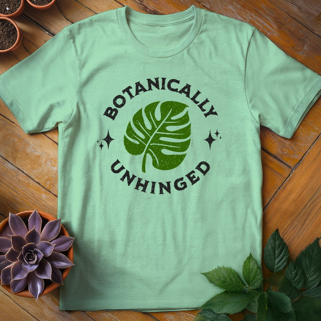 Botanically Unhinged Vintage T-Shirt Gift For Plant Lover